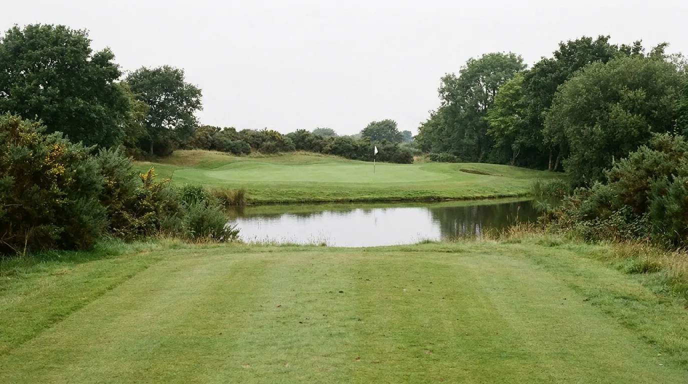 How a golf course print is made