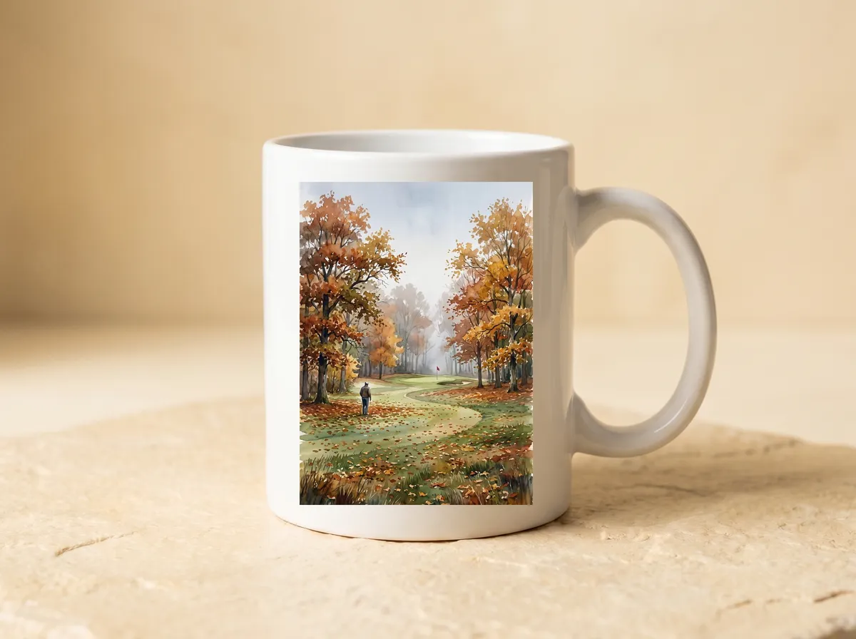 Autumn Parkland on the mug