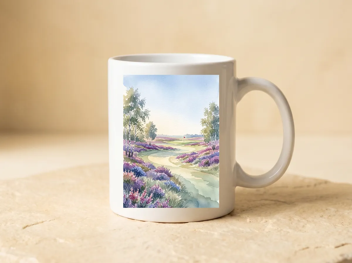Heathland Morning on the mug