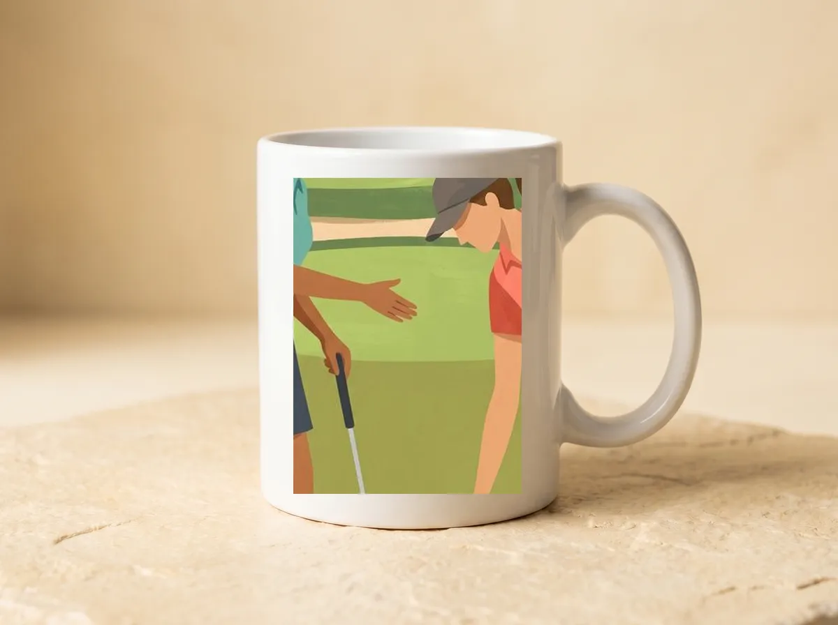 The Holed Putt on the mug